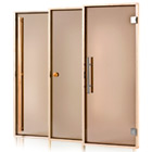 Sauna doors, bronze
