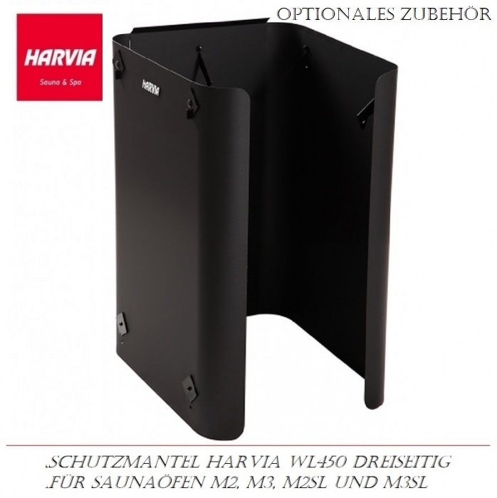 HARVIA Holzofen M3 Black optional KIT BImSchV Stufe 1