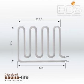 Ersatzheizstab fr Saunafen von Eos - 1000 W