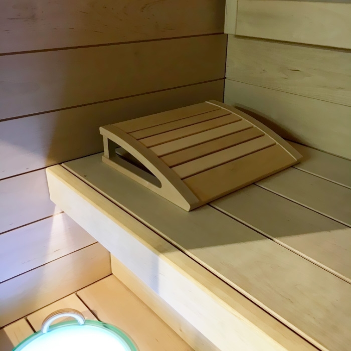 Klassische Sauna-Kopfsttze 