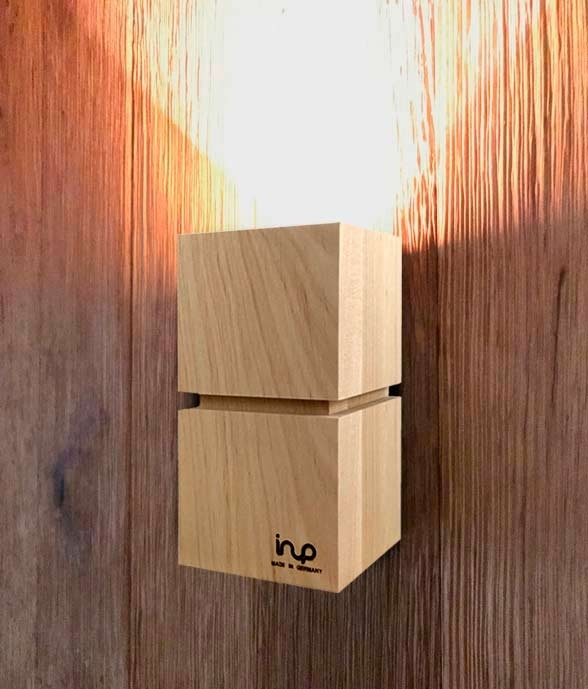 inup Sauna LED Leuchten Holz-Design, Set Duett