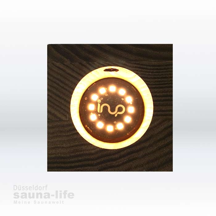 inup Sauna LED Leuchten Holz-Design, Set Duett