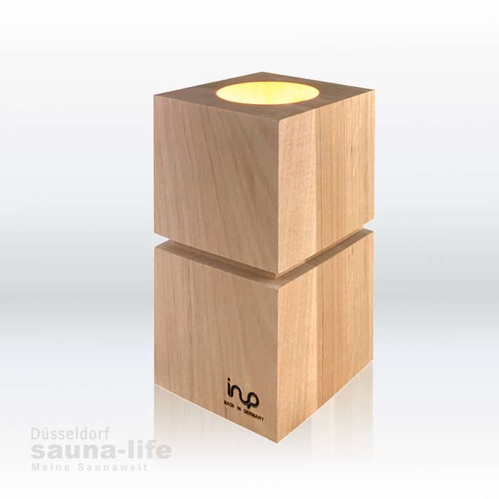 inup Sauna LED Leuchten Holz-Design, Set Duett+