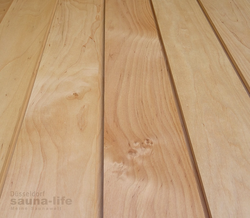 Erle Profilholz fr Saunabau 15 x 90 x 2500 mm