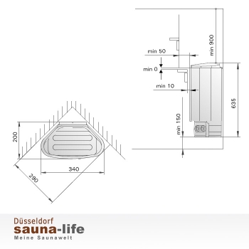 Sauna heater 