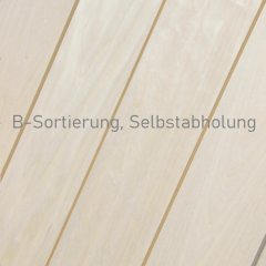 Saunaprofilholz Espe 15x120x2200mm B-Sortierung